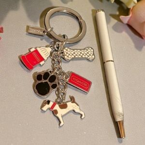 COACH Dog Keychain & COACH Ink Pen